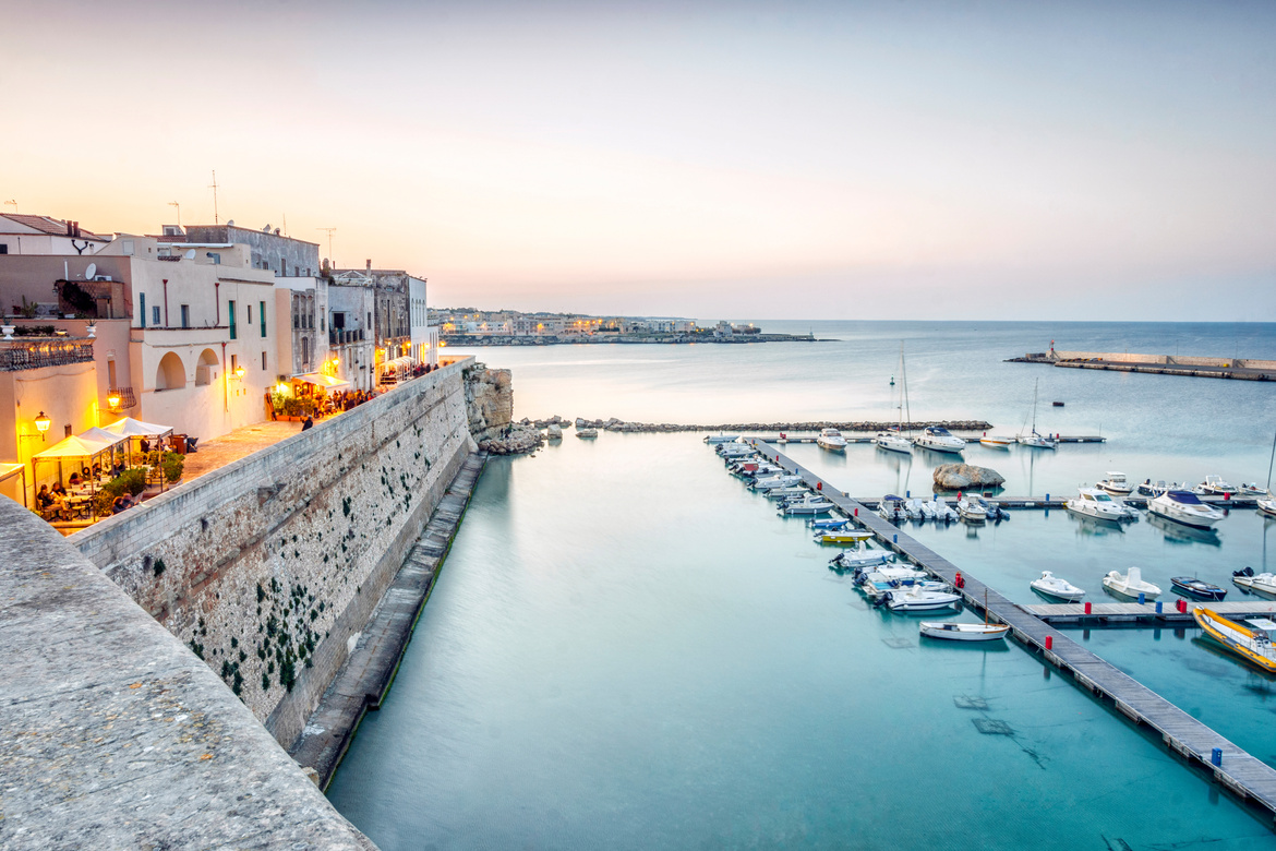 Beautiful Otranto by Adriatic Sea, Puglia, Italy